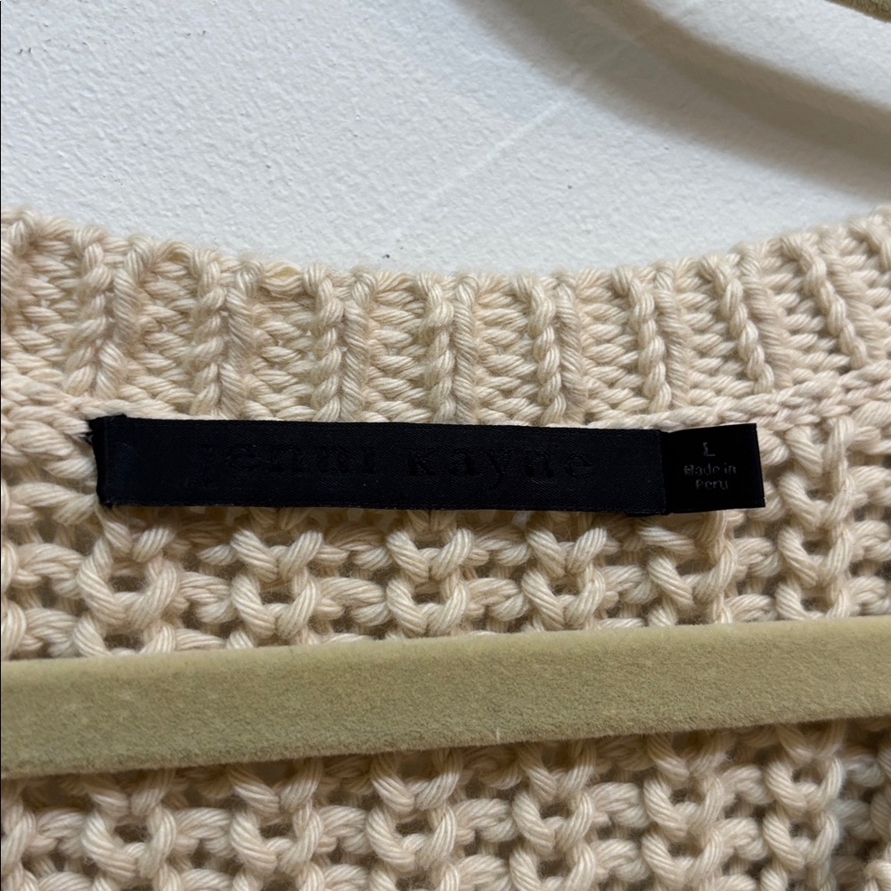 Jenni kayne cotton cabin V-Neck Sweater - Picture 2 of 3